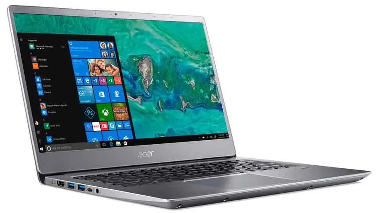 La notebook de Acer es una de las más ligeras en su clase.