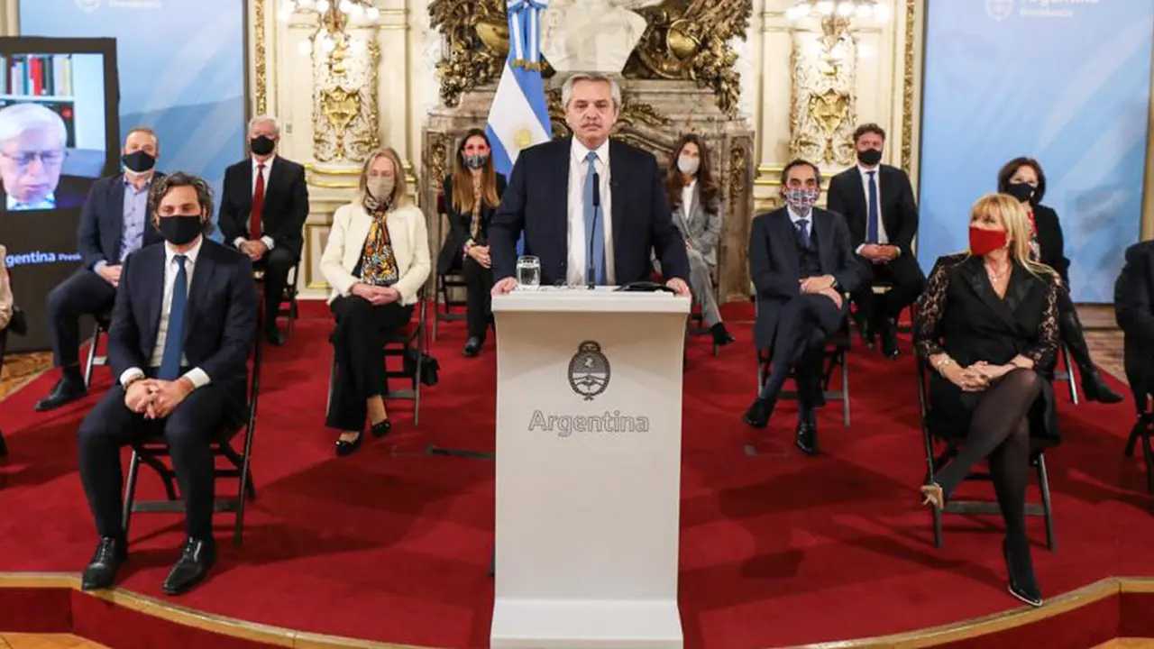 La presentación de la reforma judicial se realizó en la Casa Rosada.
