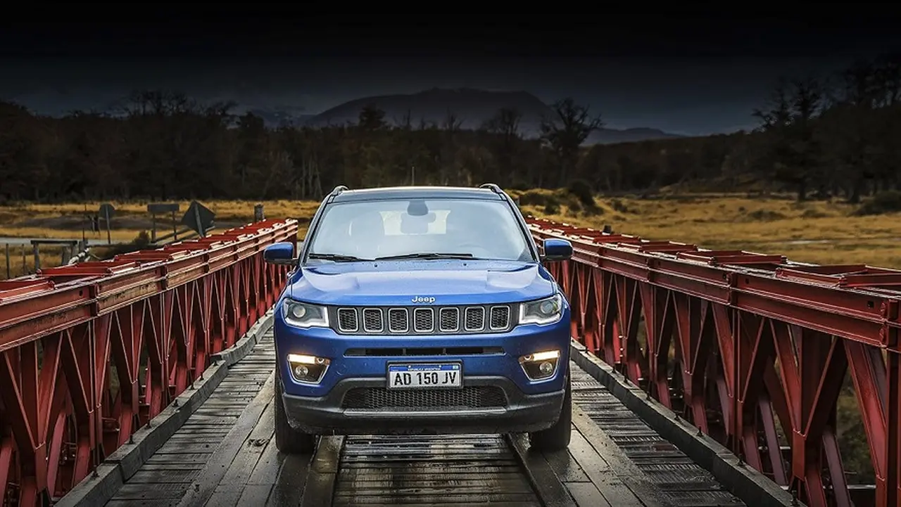 Jeep Compass, con un diseño único típico de la marca.