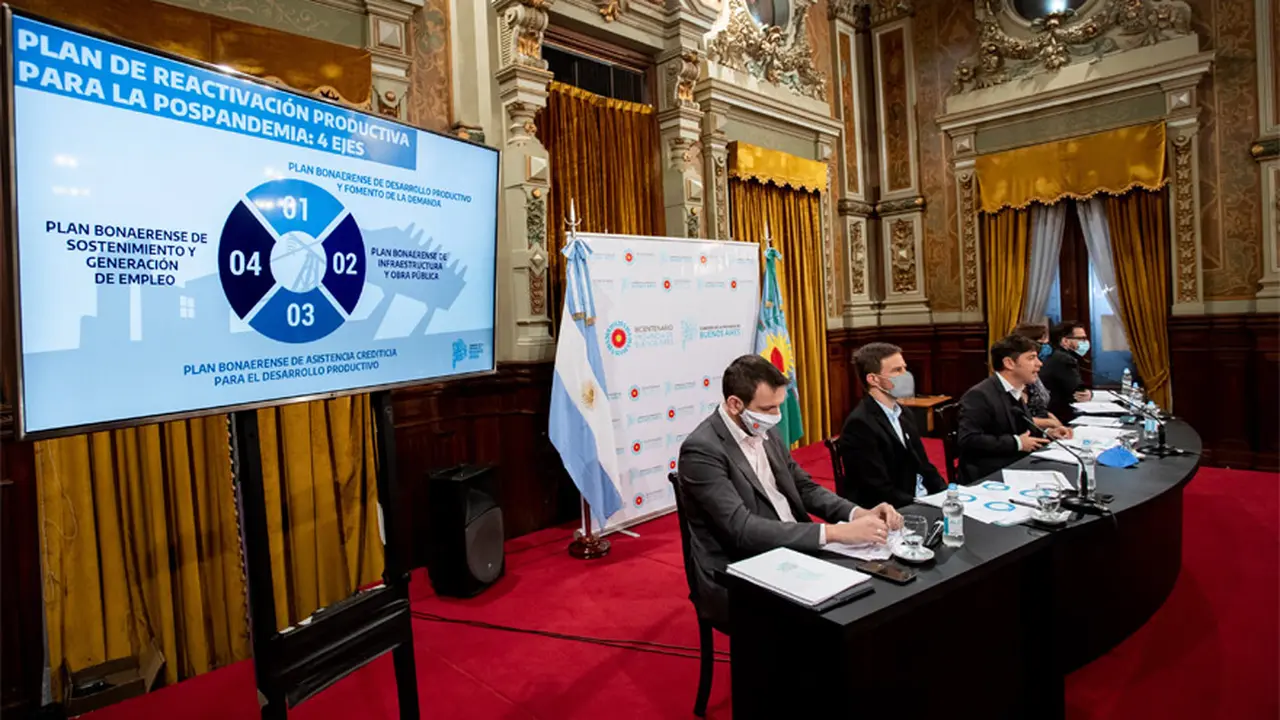 Kicillof lanzó el plan de reactivación 