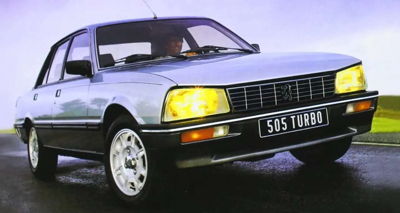 Peugeot 505 turbo, una opción de motorización.