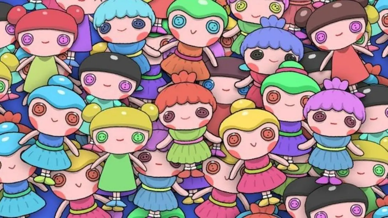 Desafío viral: ¿podés encontrar la muñeca diferente en la imagen?