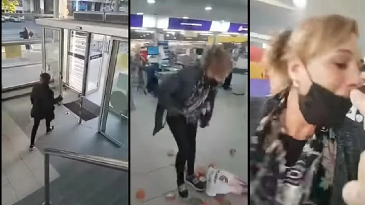 Atraparon a una mechera robándose 20 latas de atún y se indignó: "No vuelvo más a comprar acá"