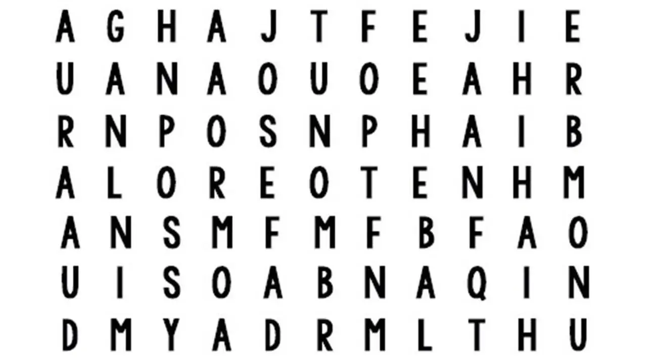 Reto viral: ¿podrás encontrar cuatro nombres de personas en esta sopa de letras?