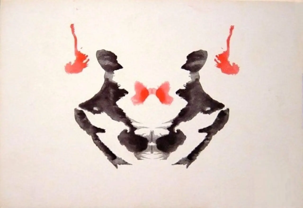 Figura uno del test Rorschach
