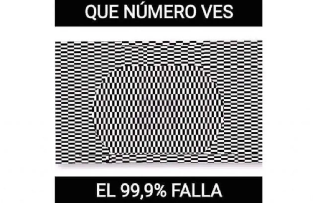 Reto viral: descubrí el número oculto en la imagen 