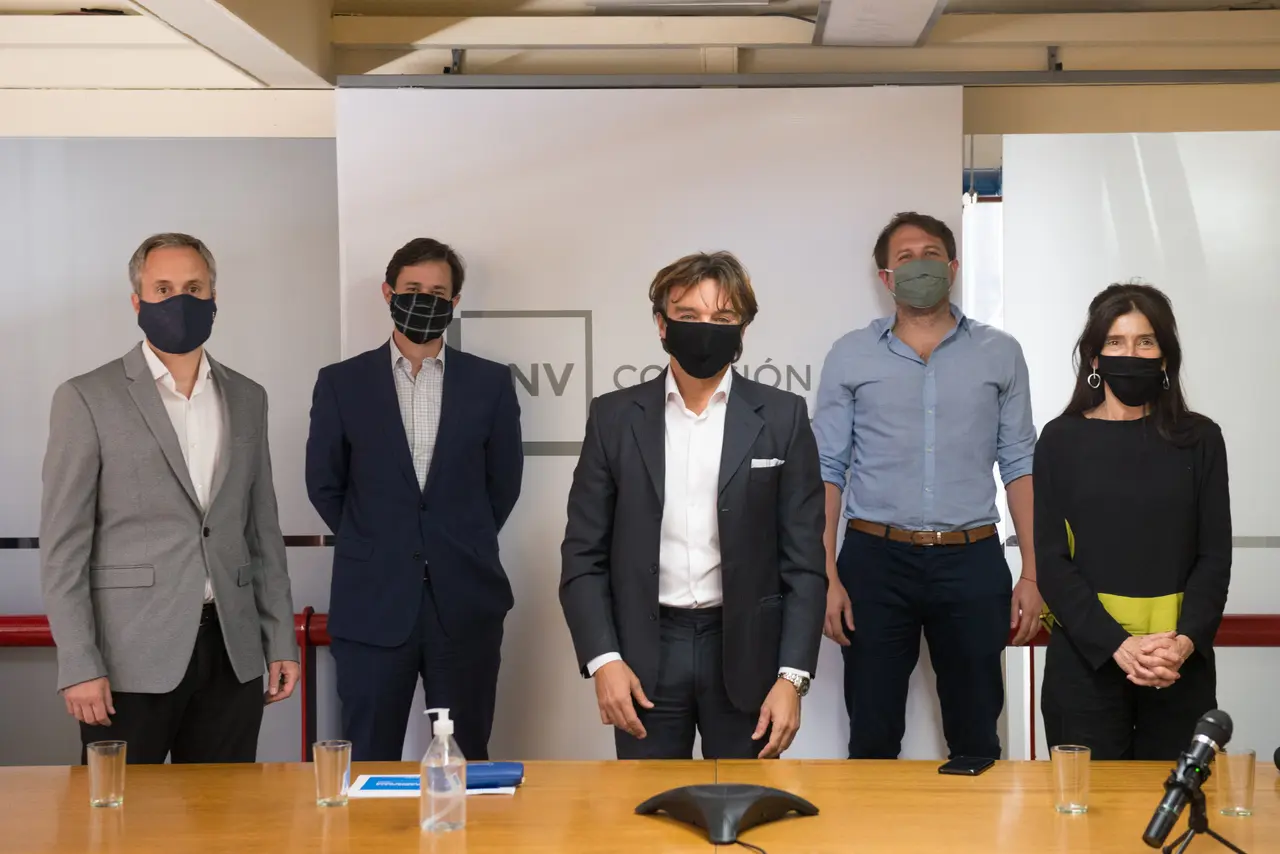 El Directorio de la CNV en la presentación virtual