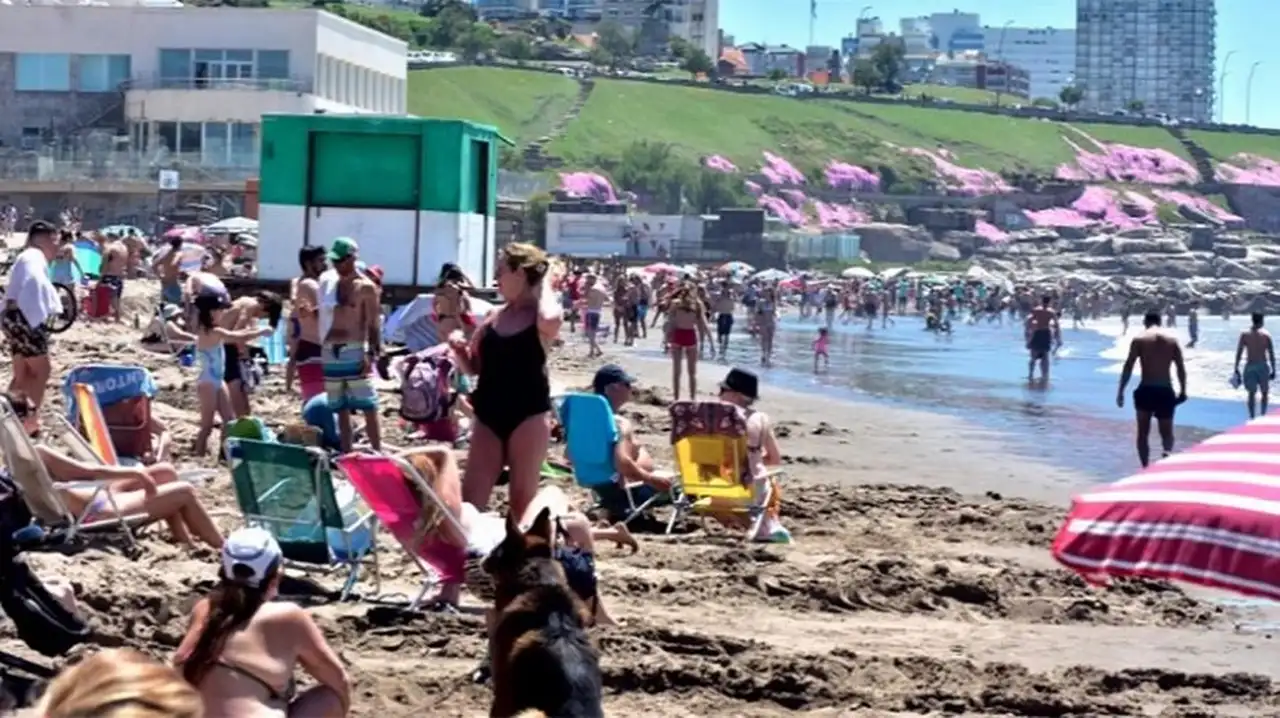 Mar del Plata, uno de los lugares más elegidos para vacacionar.
