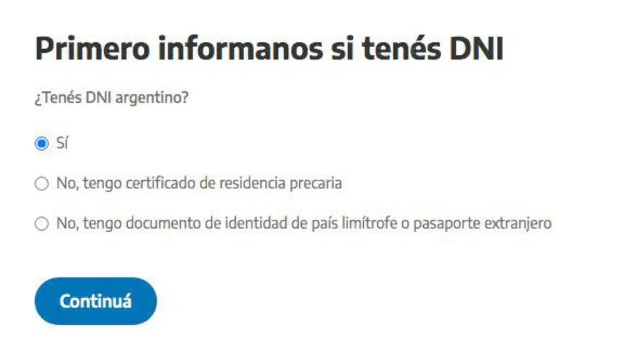 Esta es la primera pregunta que las personas deben responder
