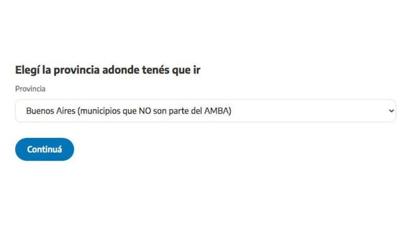 Segundo paso del formulario