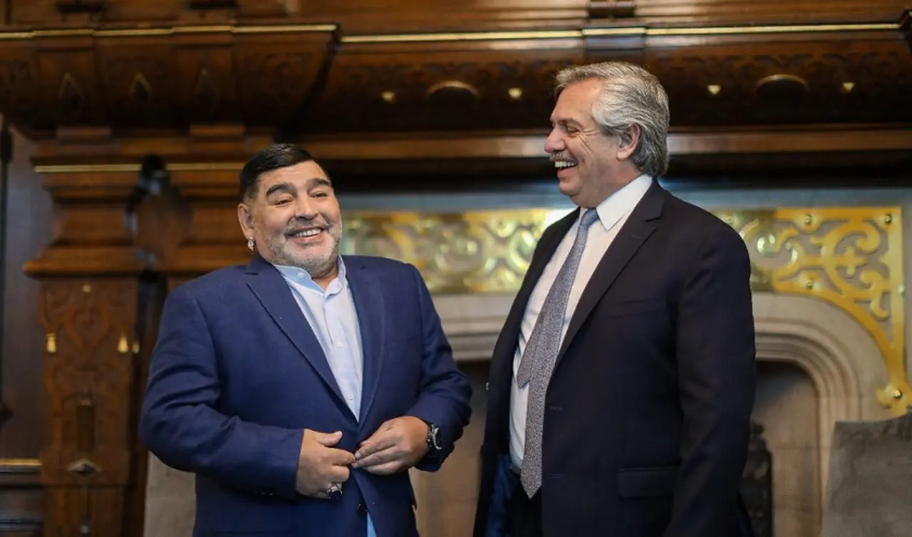 La tristeza de Alberto Fernández por la muerte de Maradona: "Se fue un tipo único"