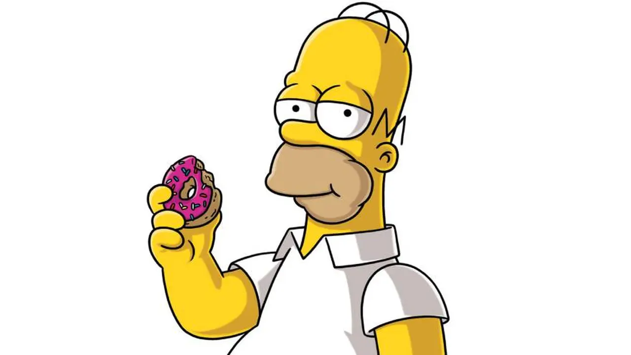 Homero es el padre de la familia de los Simpson
