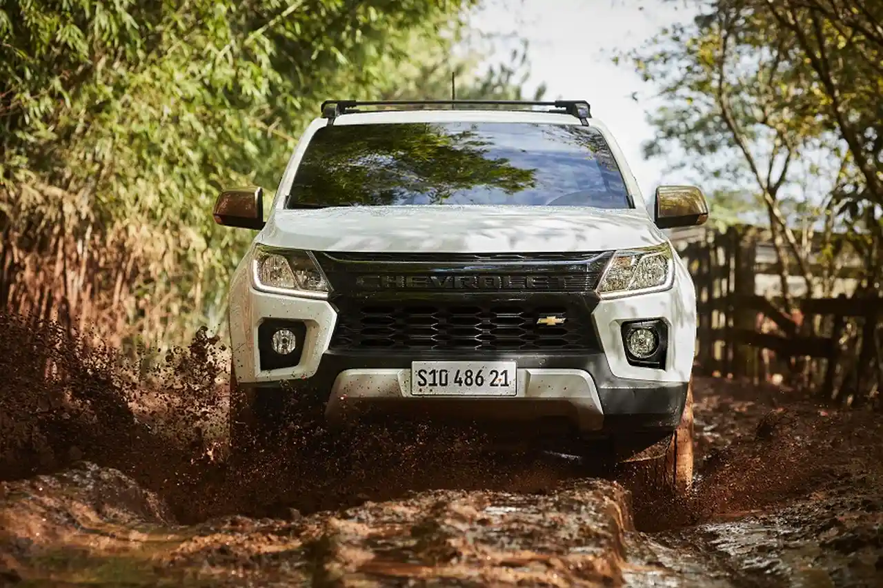 La Chevrolet S10 es uno de los modelos que se puede ver en el stand de Cariló