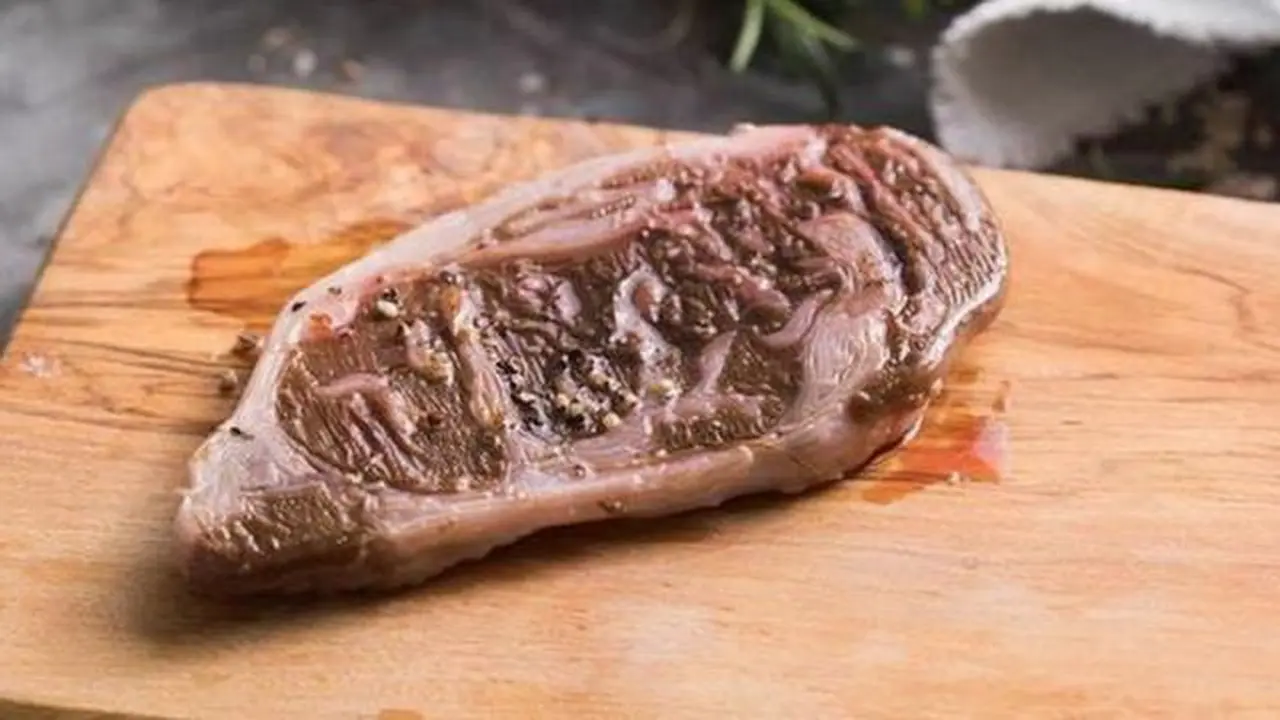 Así es el bife impreso con esta nueva tecnología en 3D