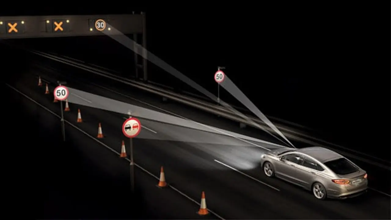 El avanzado sistema de reconocimiento de señales de Mondeo Híbrido Titanium.