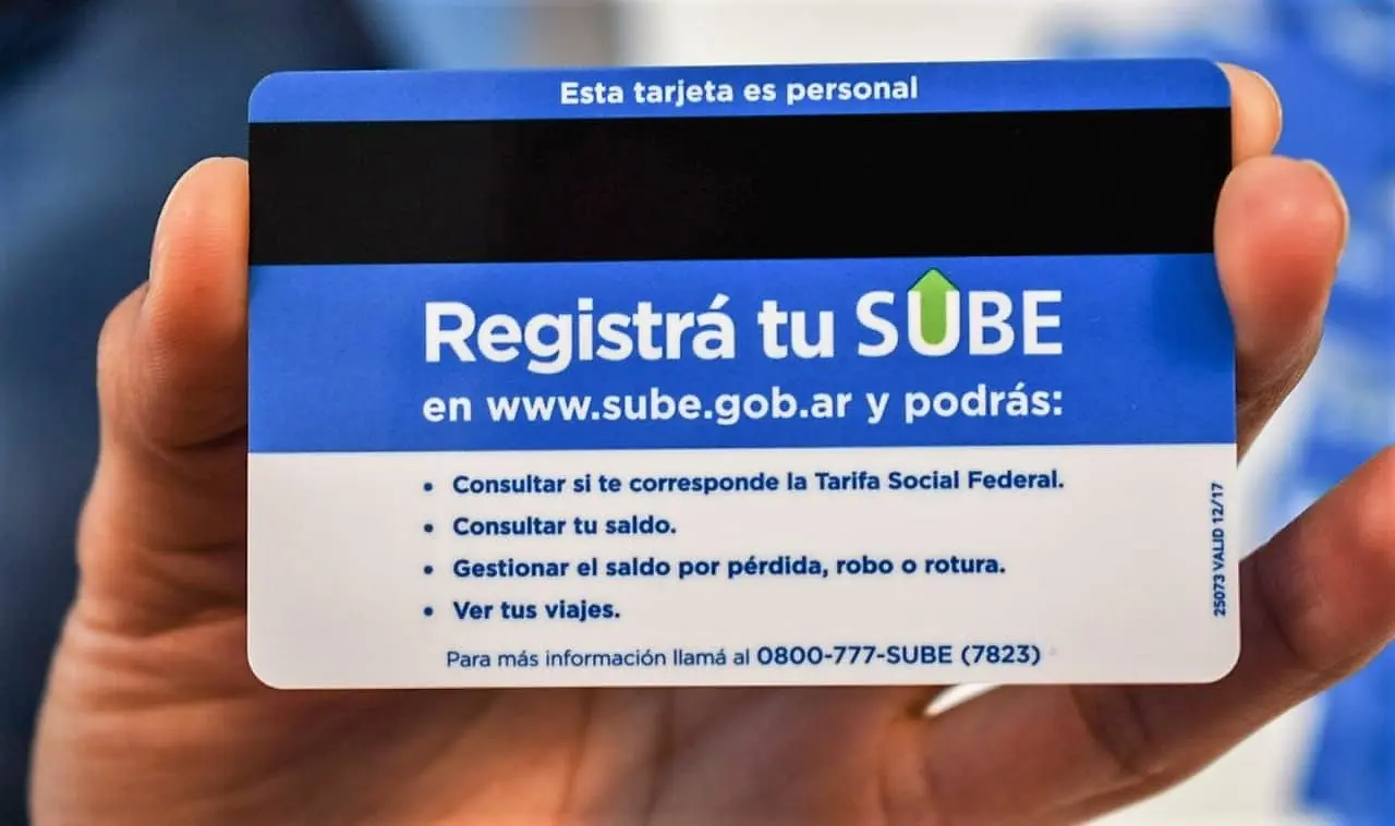 ¿Cómo dar de baja la tarjeta SUBE?