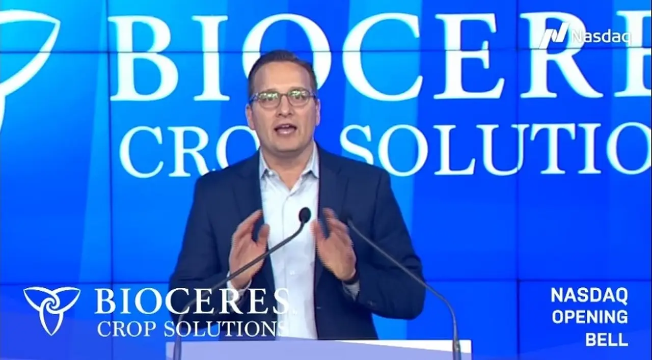 Bioceres participó en la ceremonia de toque de campana de la Bolsa de Valores de Nasdaq en celebración de la nueva cotización en este mercado