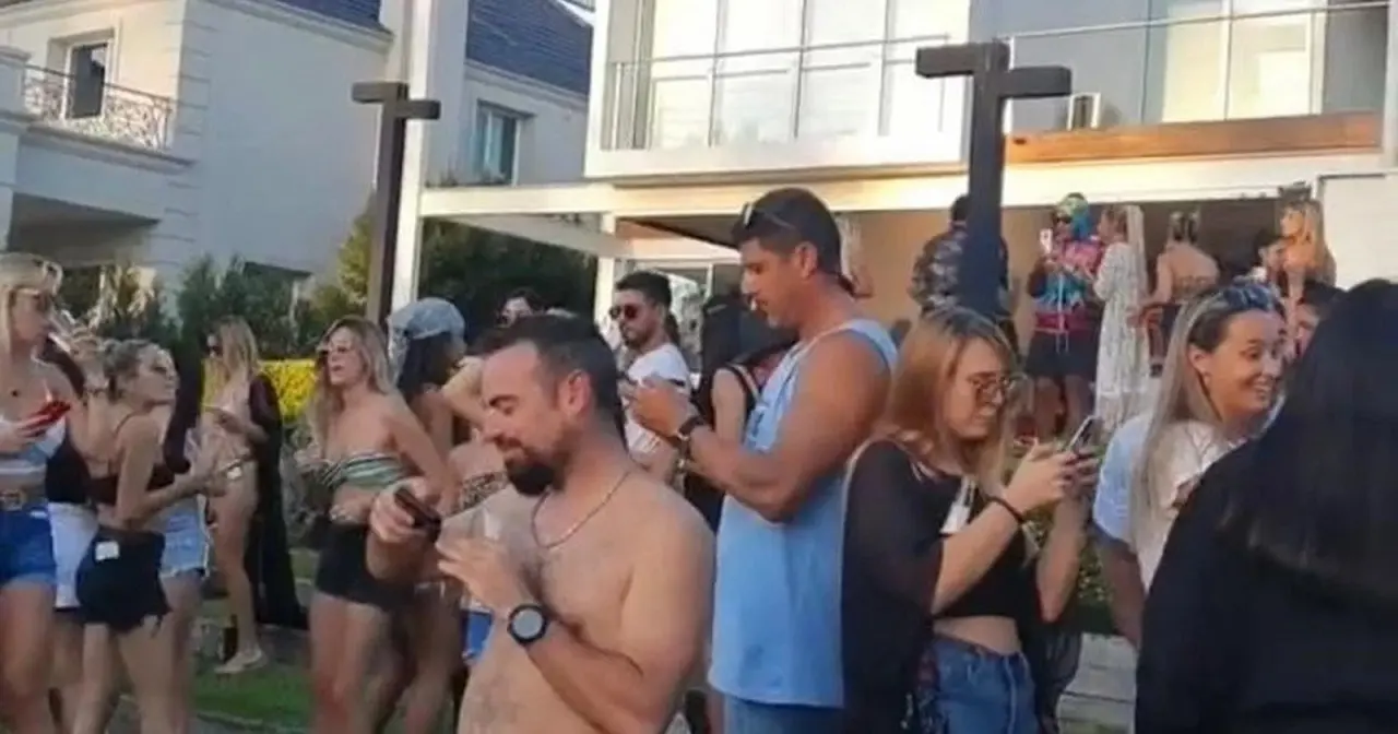 Increíble: desbaratan fiesta clandestina en Nordelta, con más de 70 personas, recital en vivo y desnudos