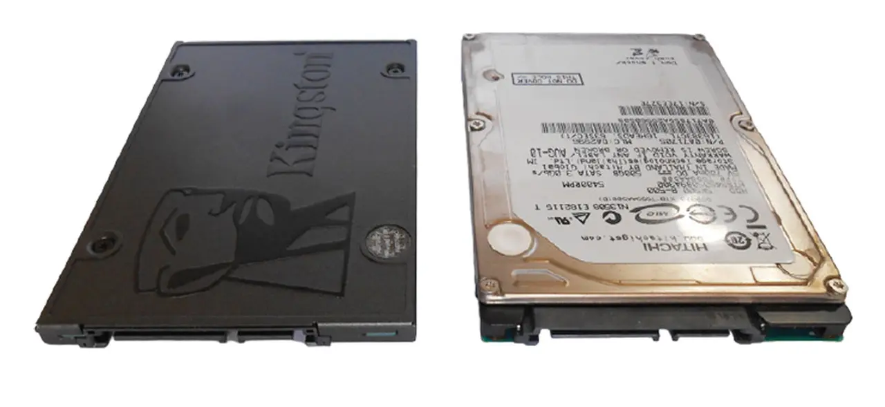 Más ventajas: el SSD A400 de Kingston pesa sólo 35 gramos, frente a los 99 del disco tradicional de notebook.