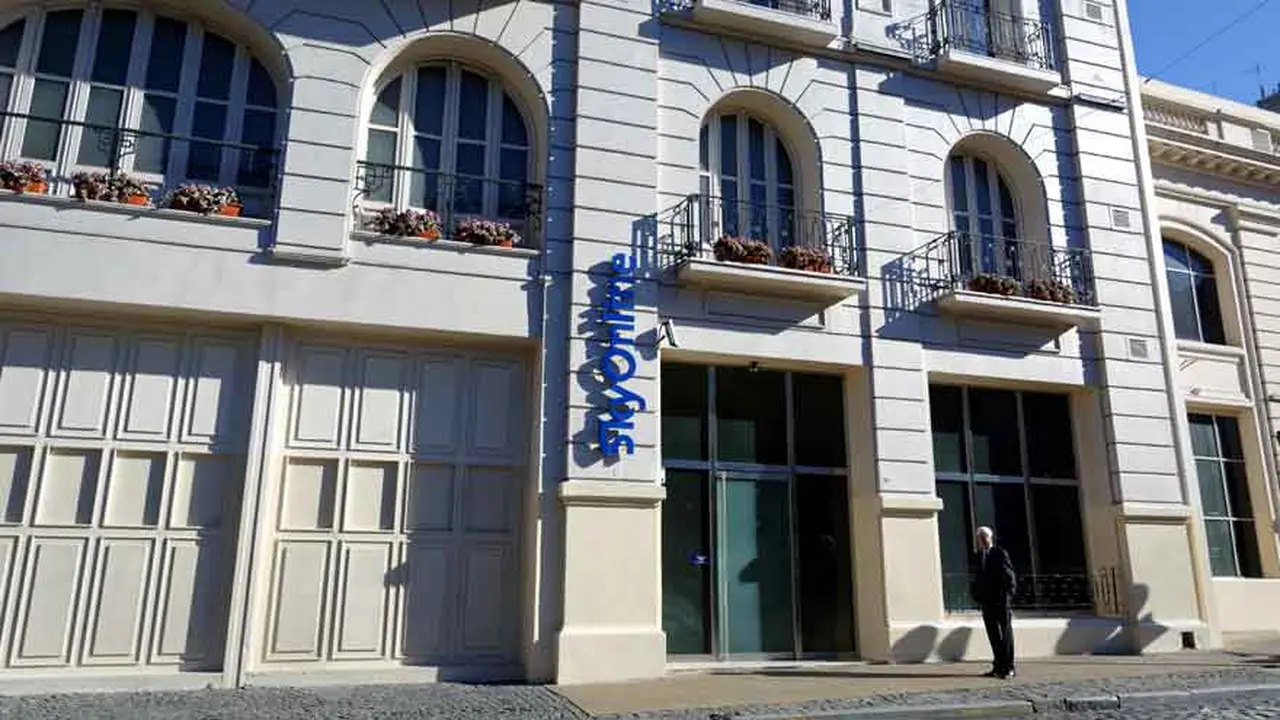 La fachada de la sede de Skyonline es histórica y no puede alterarse.