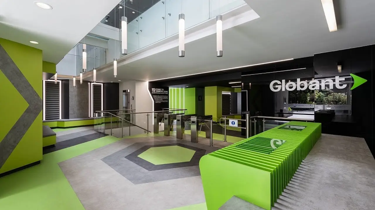 Una de las miles de oficinas de Globant en la Argentina