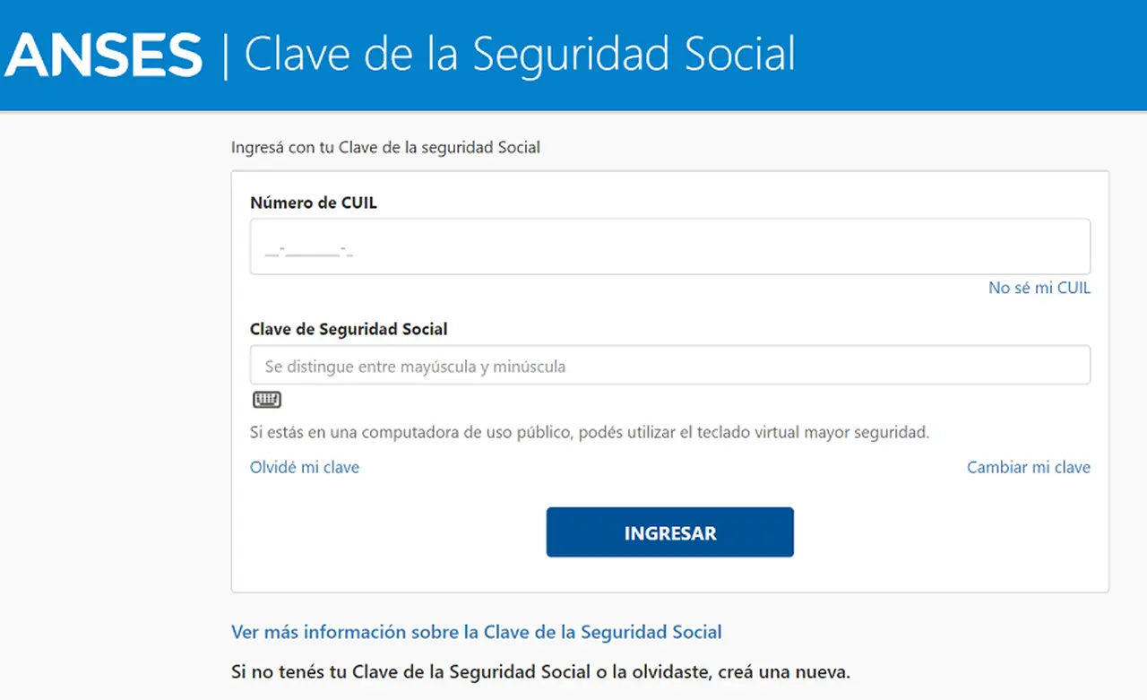 Esta es la web donde hay que acceder para aportar todos los datos