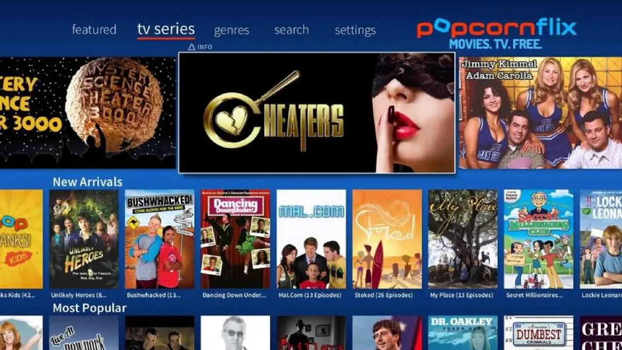 Sitios para ver pelis gratis: Popcornflix