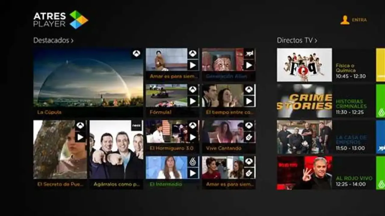 Sitios para ver pelis gratis: Atresplayer