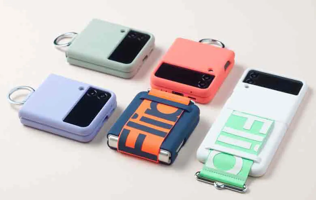 El Z Flip3 tendrá diferentes accesorios.