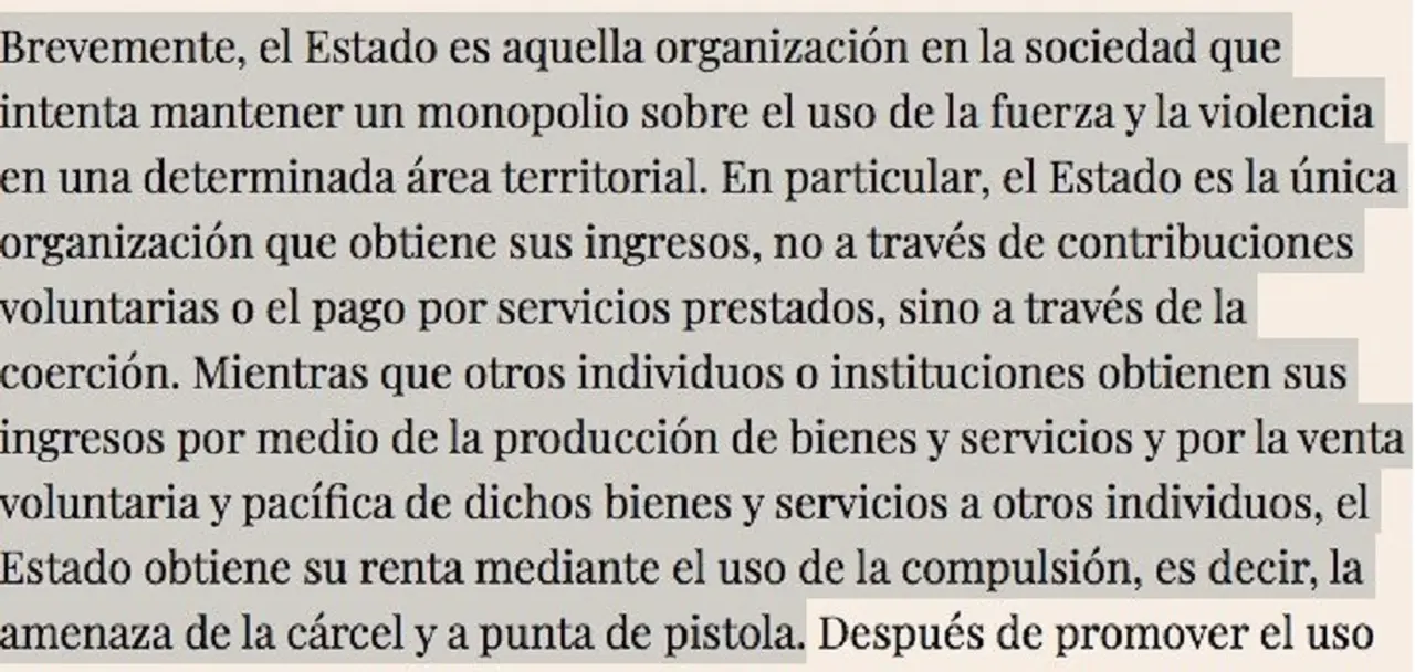 La columna de Milei en el Cronista