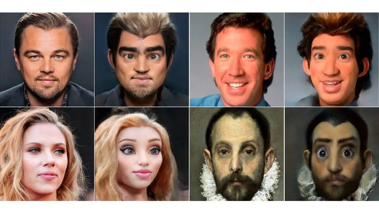 Cómo funciona Toonify, la herramienta que te permite verte como personaje de una película animada