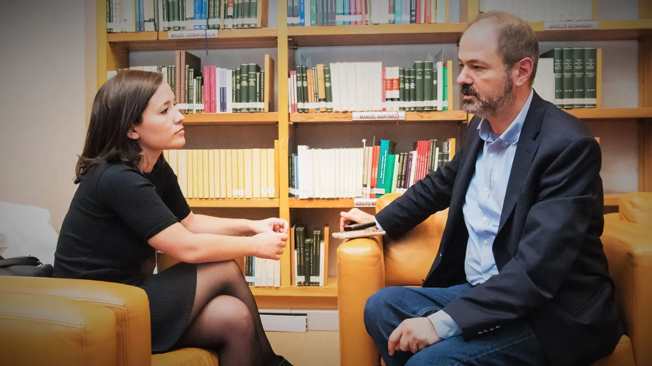 En México, pudo entrevistar a personas que admiro mucho como el escritor Juan Villoro