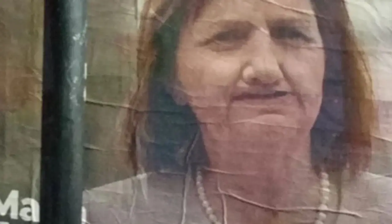 Pegaron mal un afiche de Patricia Bullrich y estallaron las redes sociales