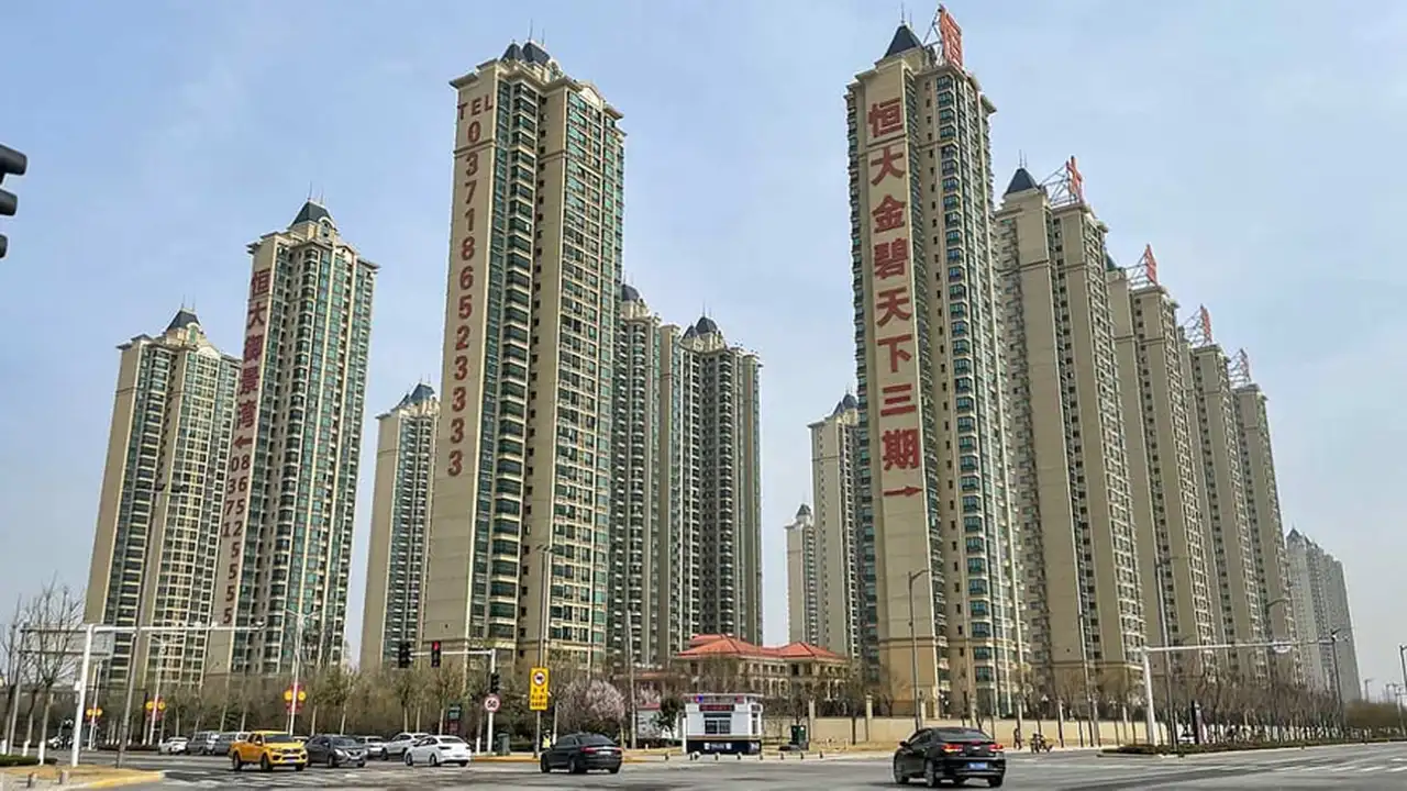 Evergrande, otra de las empresas en crisis.