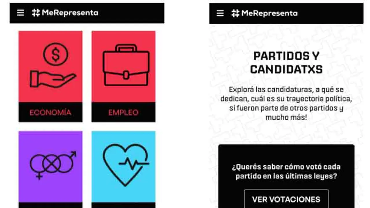 El sitio radiografía candidatos y propuestas.