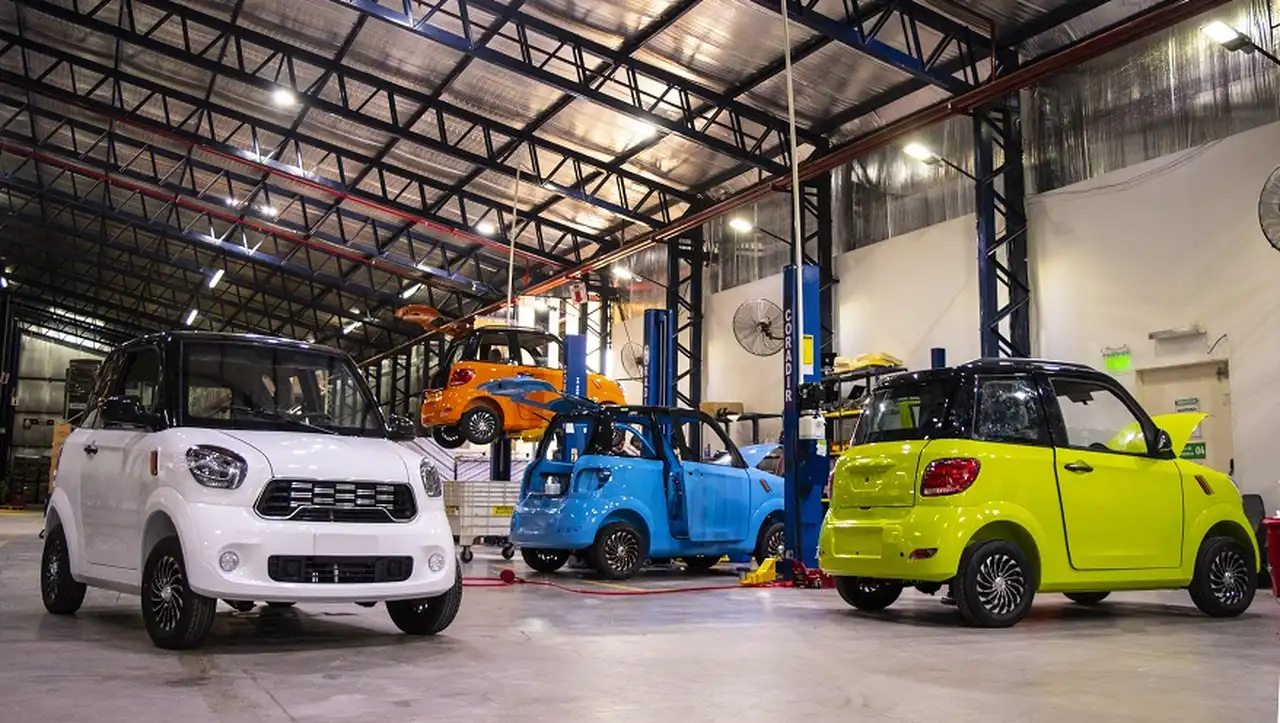 Tito, el auto eléctrico que se fabrica en San Luis.