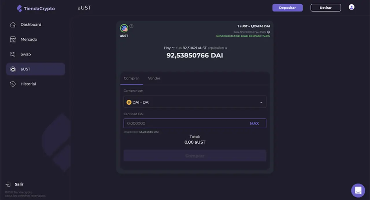 El exchange de TiendaCrypto ofrece facilidad de uso.