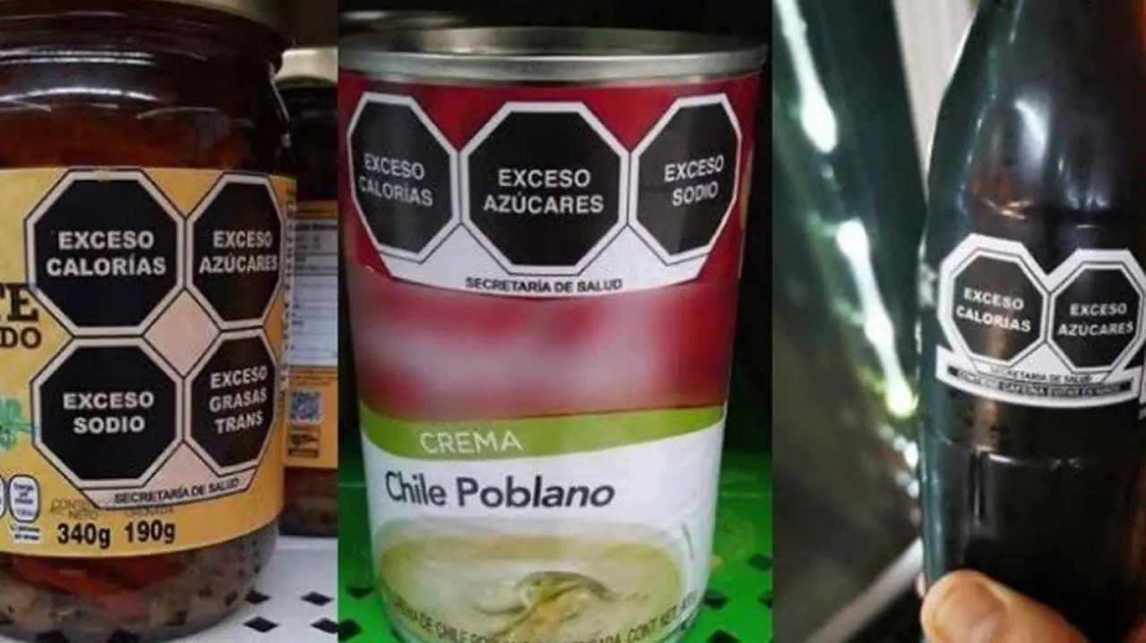 El sello de la ley de etiquetado frontal es octogonal.