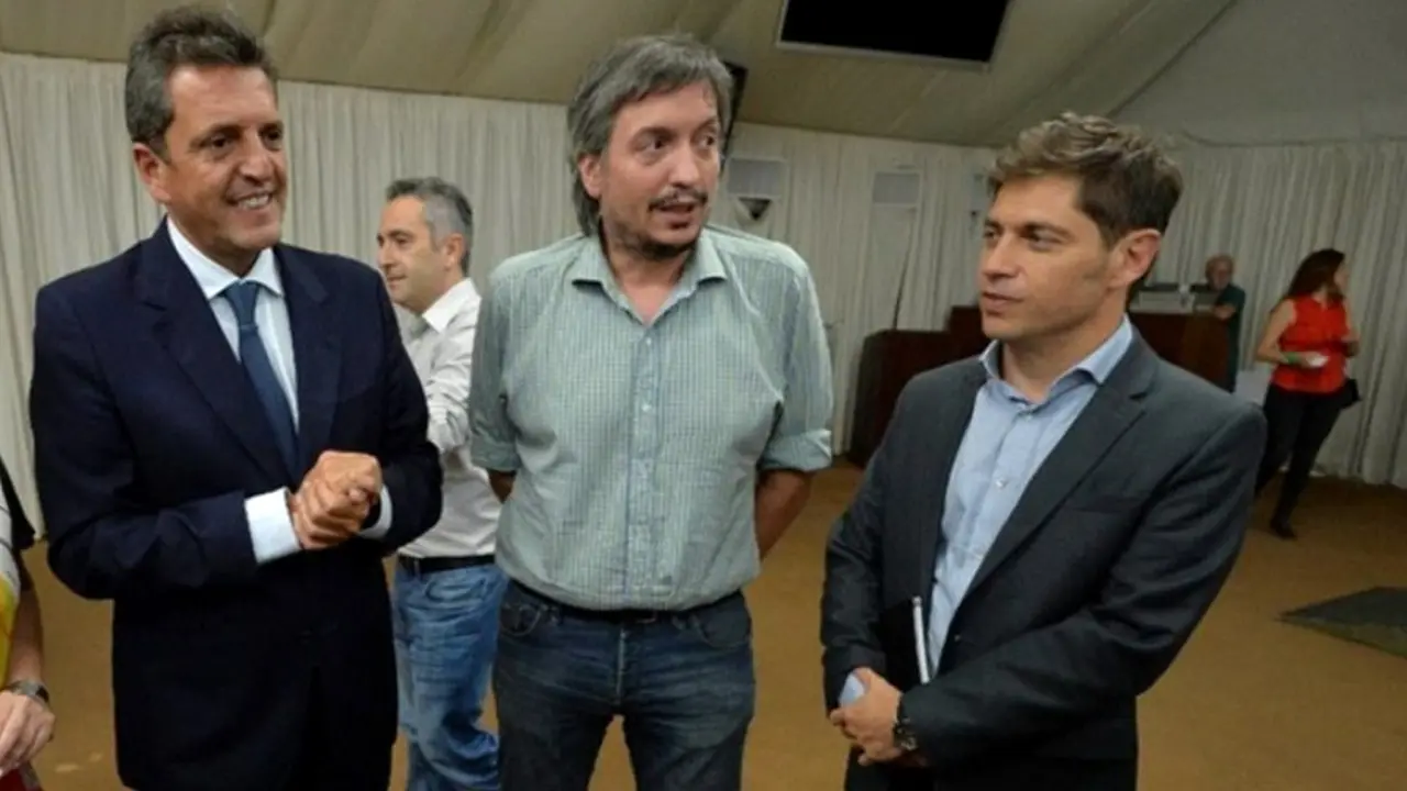 Áxel Kicillof y Máximo Kirchner