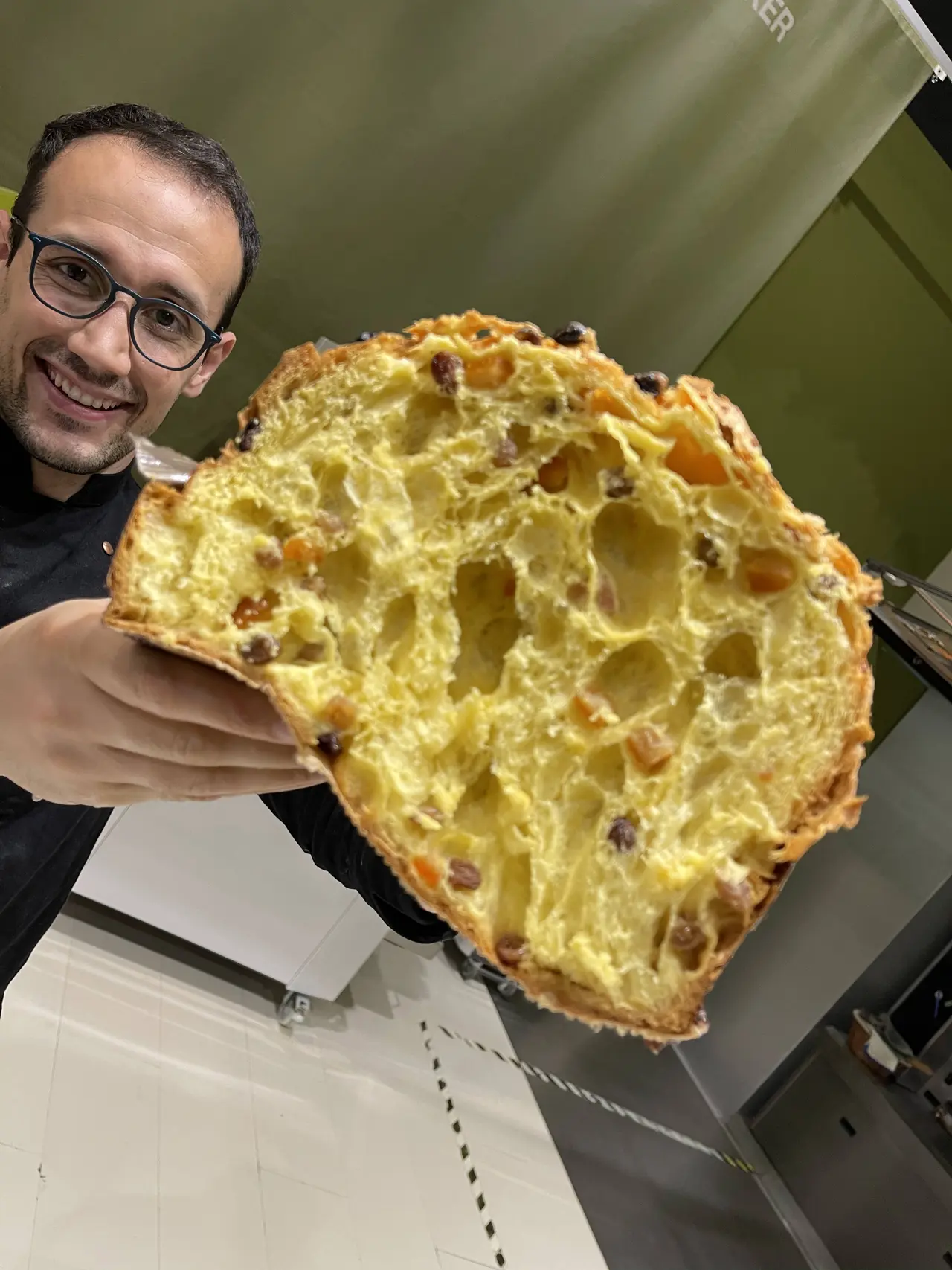 Juan Manuel y su panettone