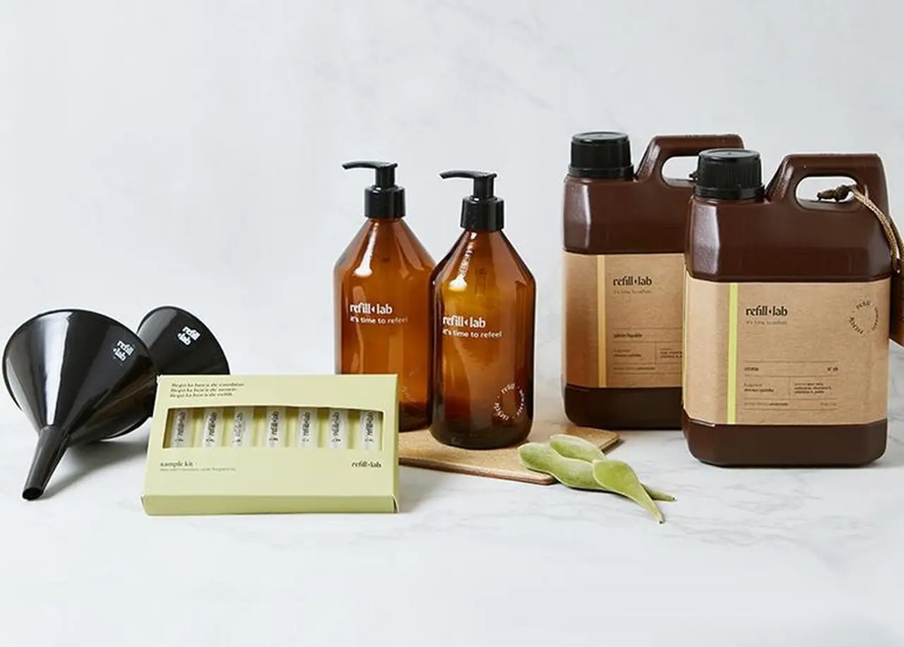 Refill, la primera empresa argentina de refill de productos cosméticos y de hogar.