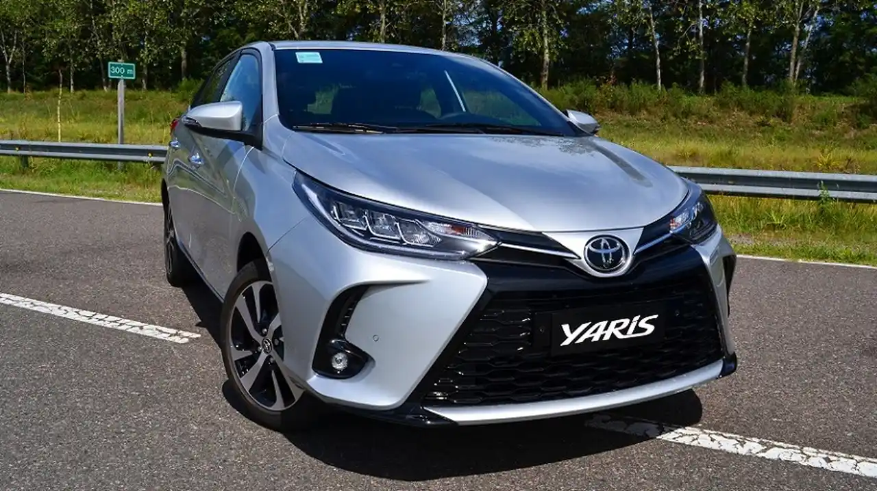 Así es el frontal del nuevo Toyota Yaris.