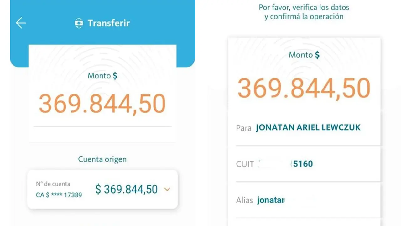 Sin demoras: menos de una hora después del sorteo, el ganador recibió la transferencia del premio.