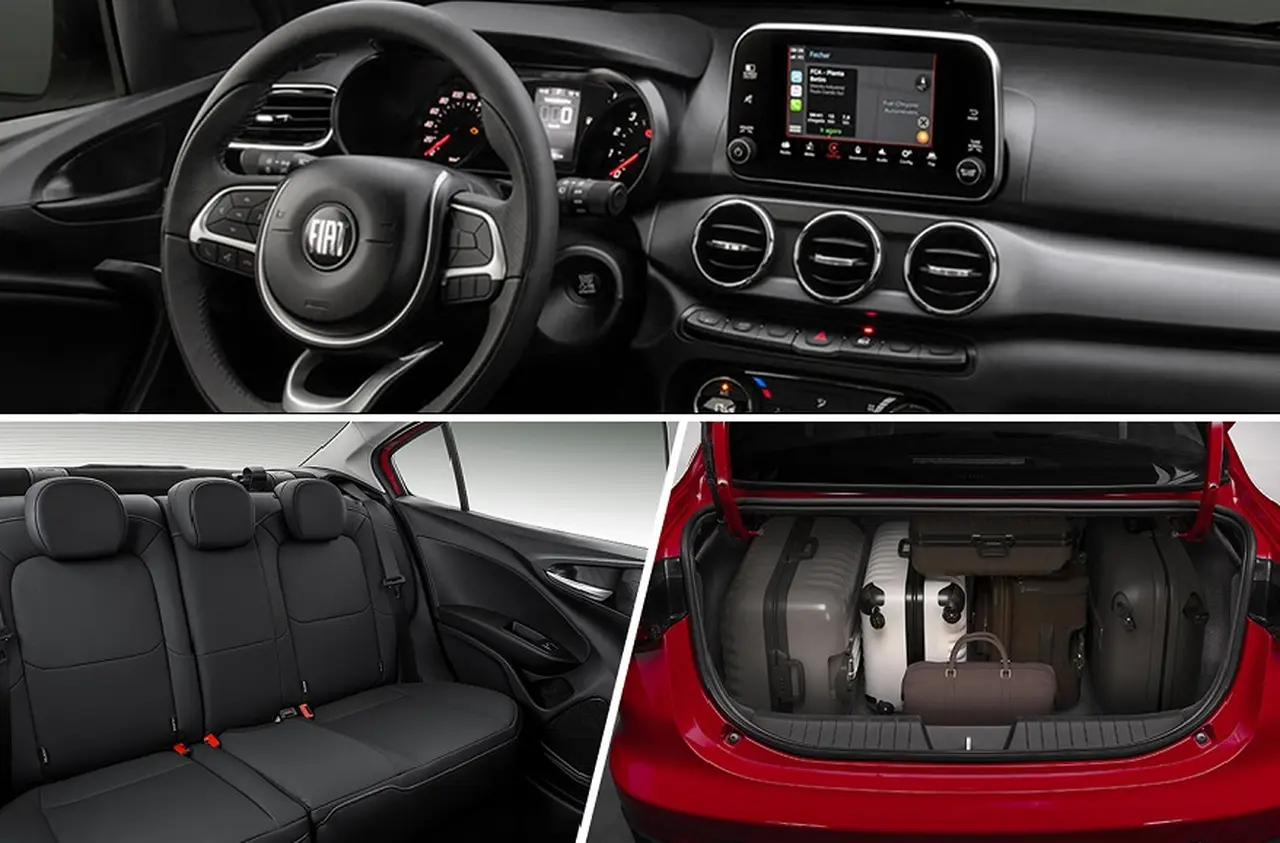 Así es por dentro el nuevo Fiat Cronos.