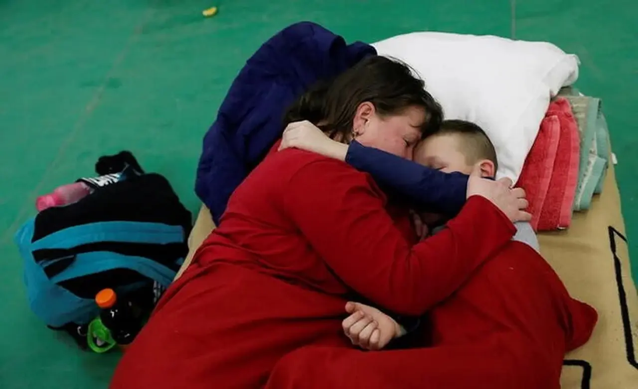 Más de un millón de personas huyeron de Ucrania y se refugiaron en países vecinos por la invasión rusa