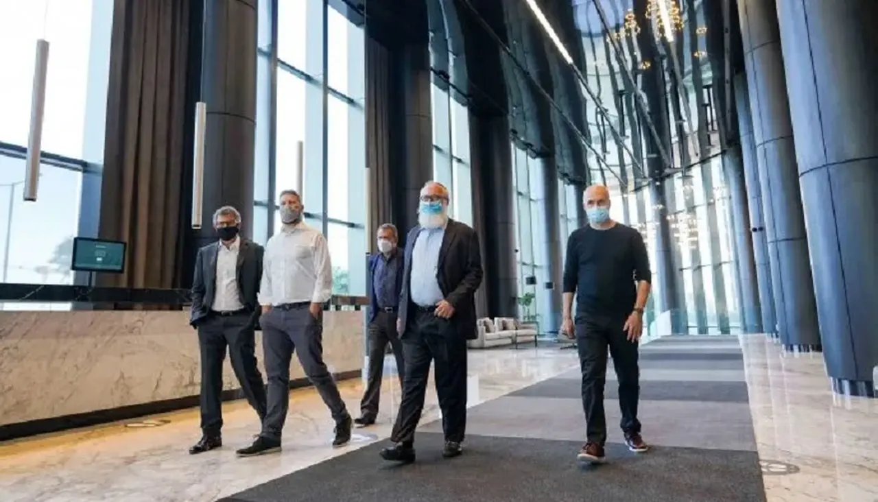 Horacio Rodríguez Larreta junto a titulares de IRSA.