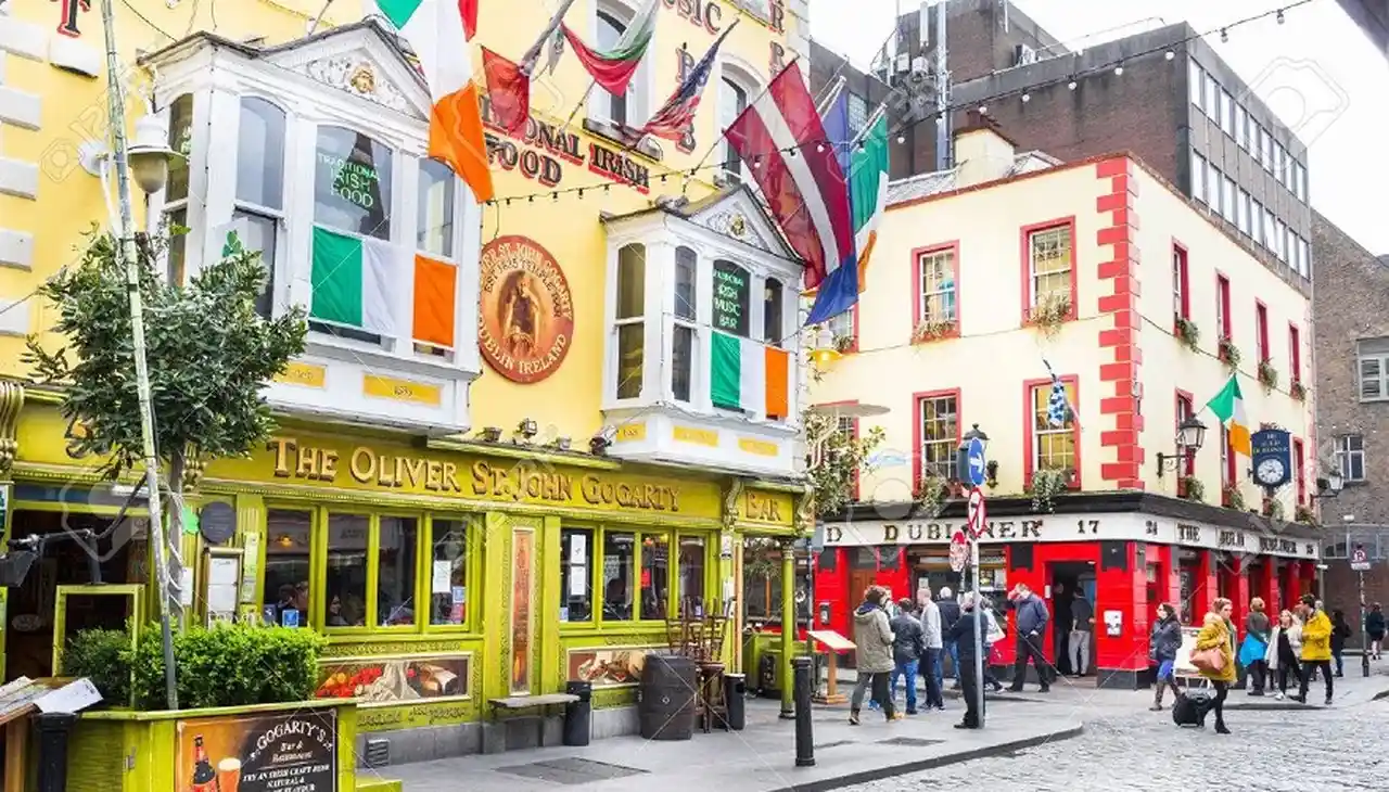 La zona donde vive Sebastián en Irlanda.