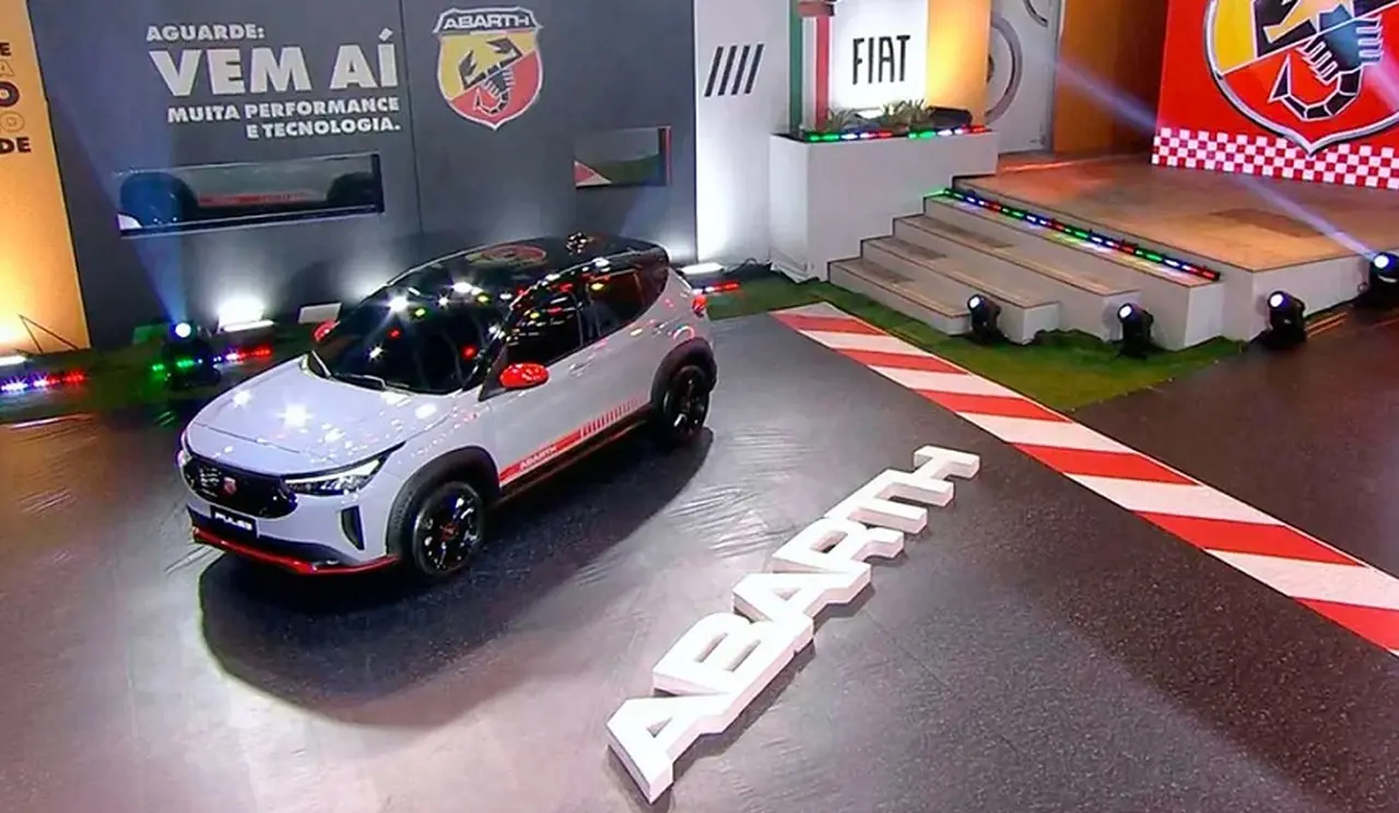 Fiat Pulse Abarth durante su presentación en Brasil.