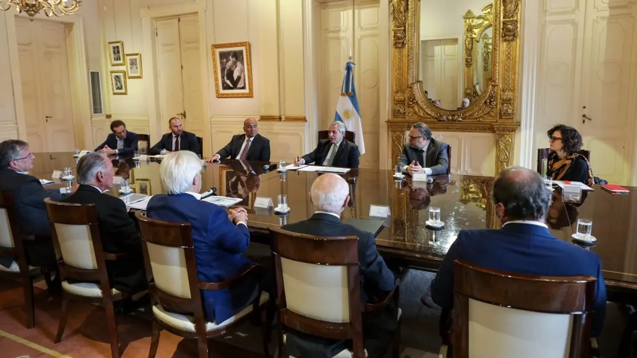 Alberto Fernández recibió a la UIA: "No estamos a favor de nuevos impuestos", advirtió Funes de Rioja