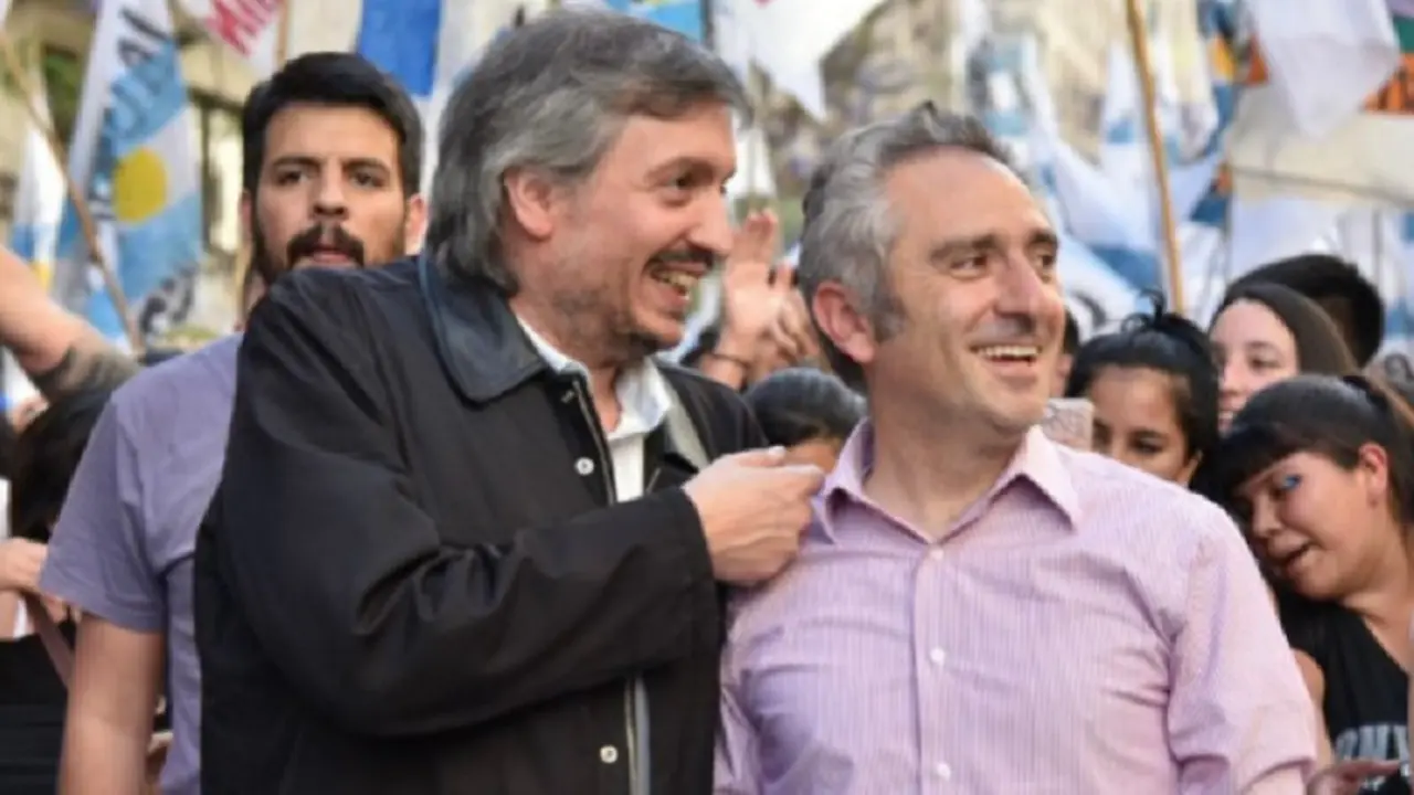 Máximo Kirchner y Andrés 